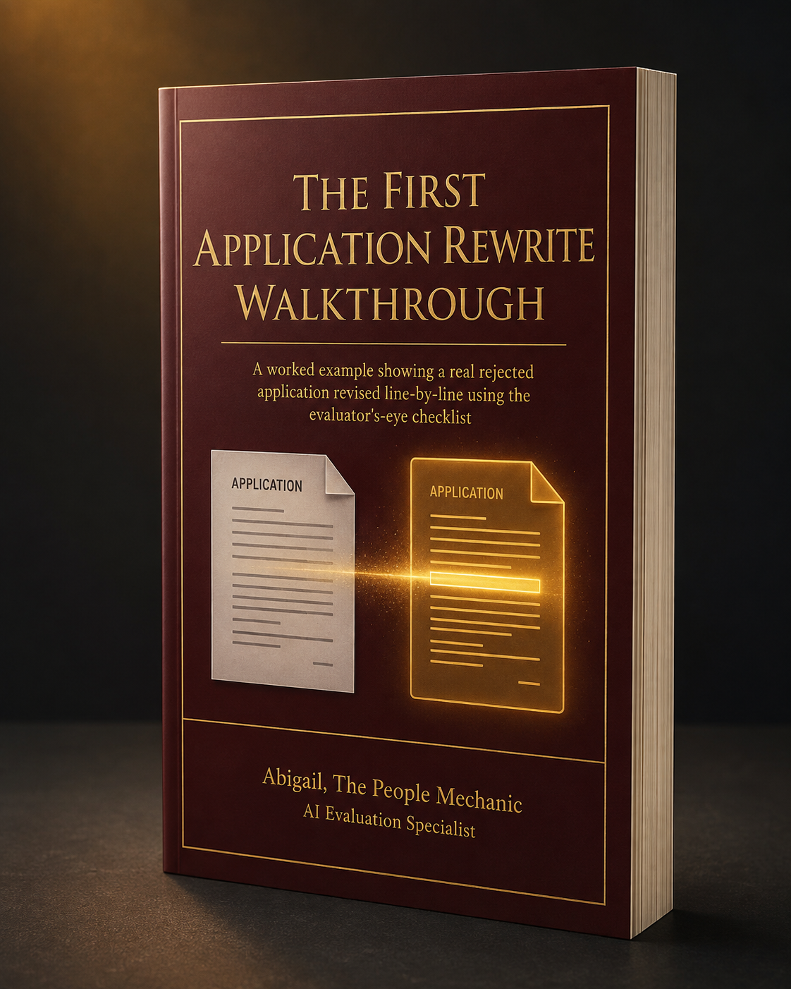 The First Application Rewrite Walkthrough bonus cover